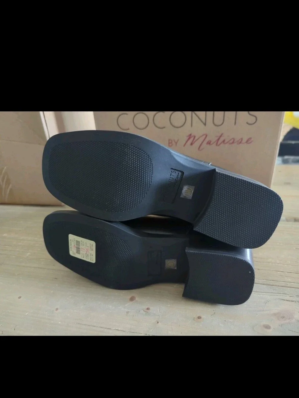 COCONUTS by Matisse Basil Square Toe Pull On Motorcycle Womens Black Casual 8